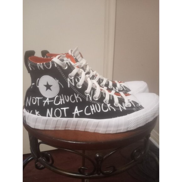 Converse Men's Sz 10.5 Not A Chuck 70 Hi UNT1TL3D Sneakers Black High Top Shoes - Picture 1 of 14